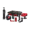 Milwaukee M12 3PLKIT-401P 3-Line Laser Level Set, Green, 360°, 4 Ah