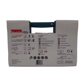 Makita B-68432 bits and drill bits set, 102 pieces