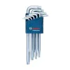 Bosch hex set 1600A01TH4, 9 pieces, 10-50 mm, Torx