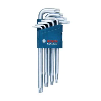 Комплект шестограми Bosch 1600A01TH4, 9 части, 10-50 мм, Torx