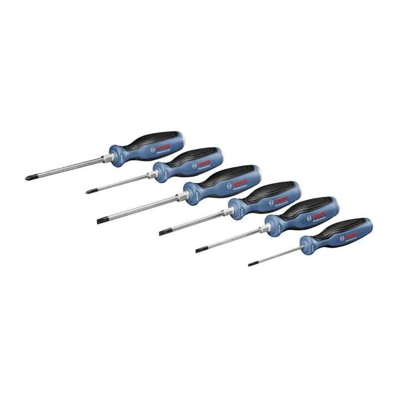 Set of Torx screwdrivers Bosch 1600A01V09, 6 pcs, TX10 - TX40