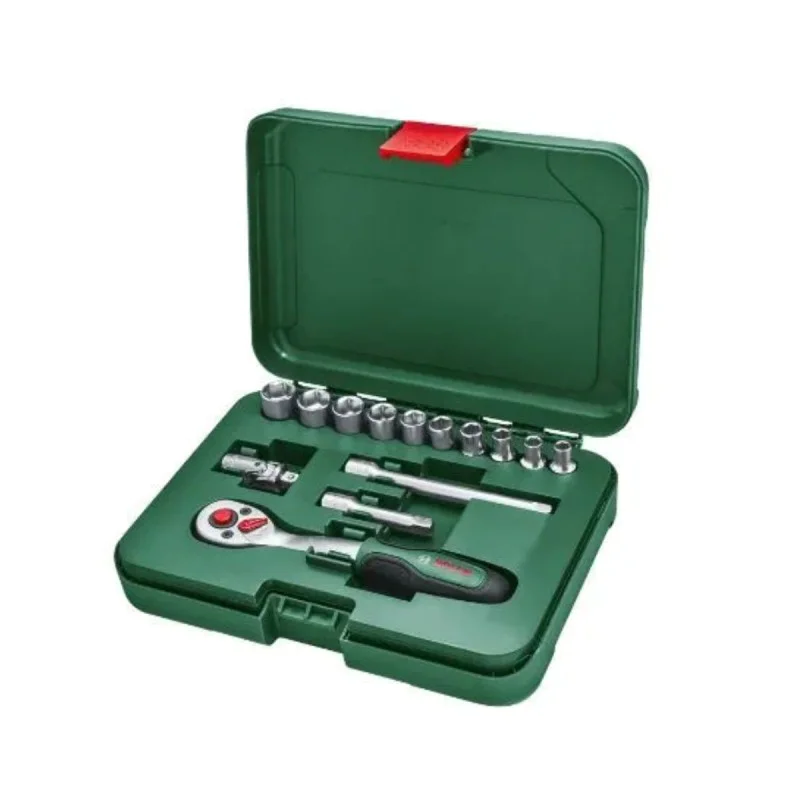 Bosch Ratchet Socket Set 1600A02BY0, 14 pieces, 1/4