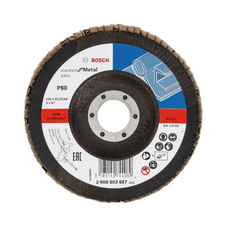 Bosch blade 2608603657, f125mm, P60