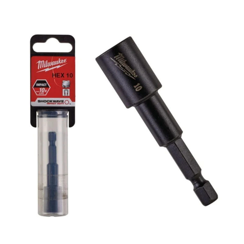 Milwaukee magnetic socket with insert 4932352543, 10x65mm