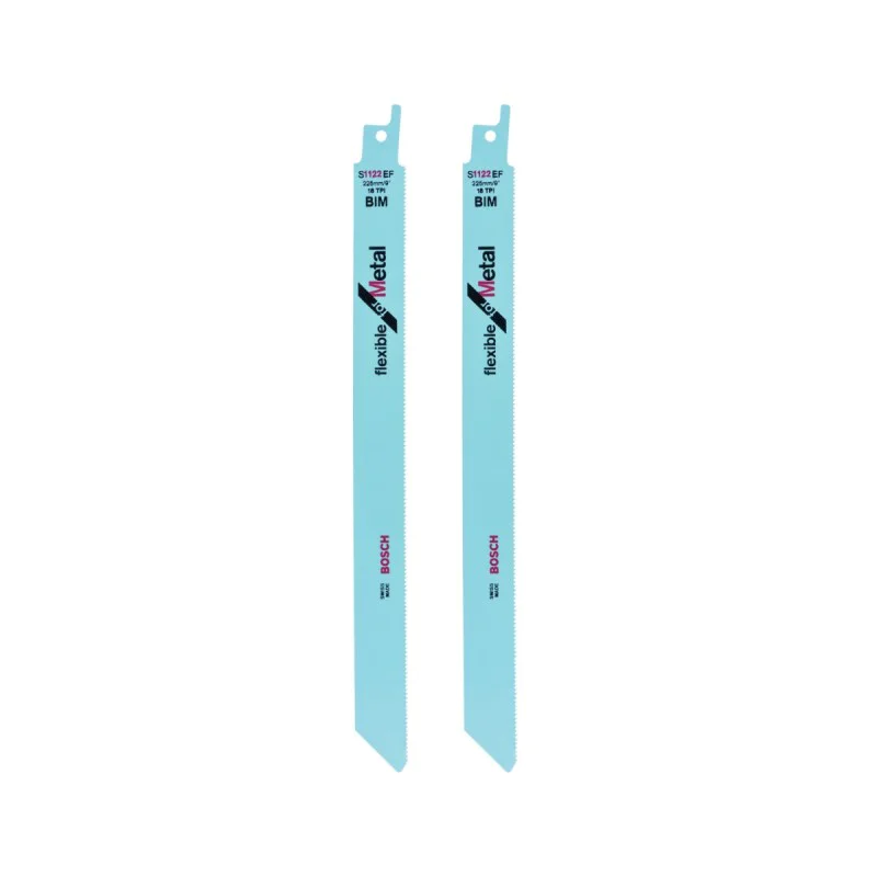 Bosch sabre saw blade for metal 2608656042, S 1122 EF, 225 mm, 2 pcs