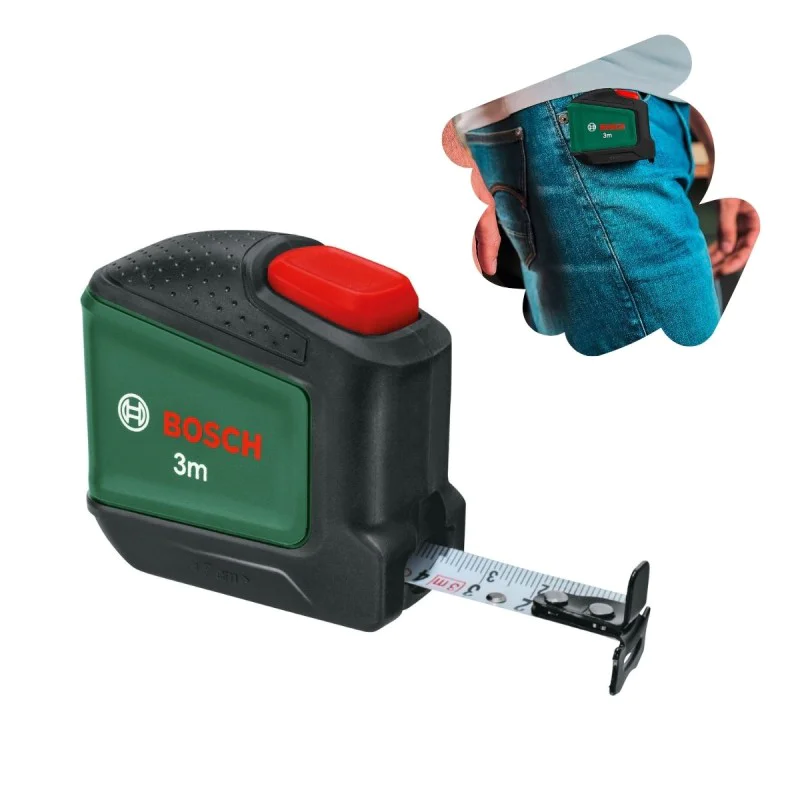 Bosch 1600A027PJ Plastic tape measure, 3 m