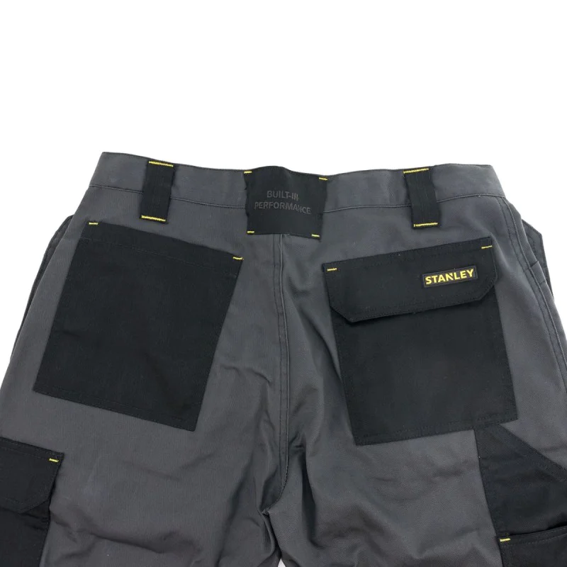 Work trousers STANLEY STW40018-014-34, Lincoln Shorts Grey/Black 34