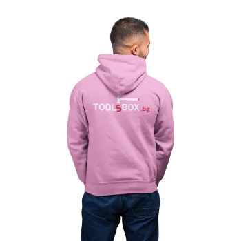 Суичър Toolsbox, розов, M, L, XL