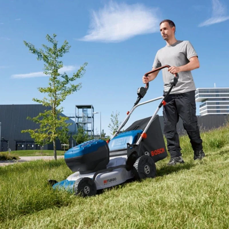 Bosch Cordless Lawnmower GRA 18V2-46, 06008C8000, 2x18 V, 46 cm + Battery Set 2 x 8 Ah