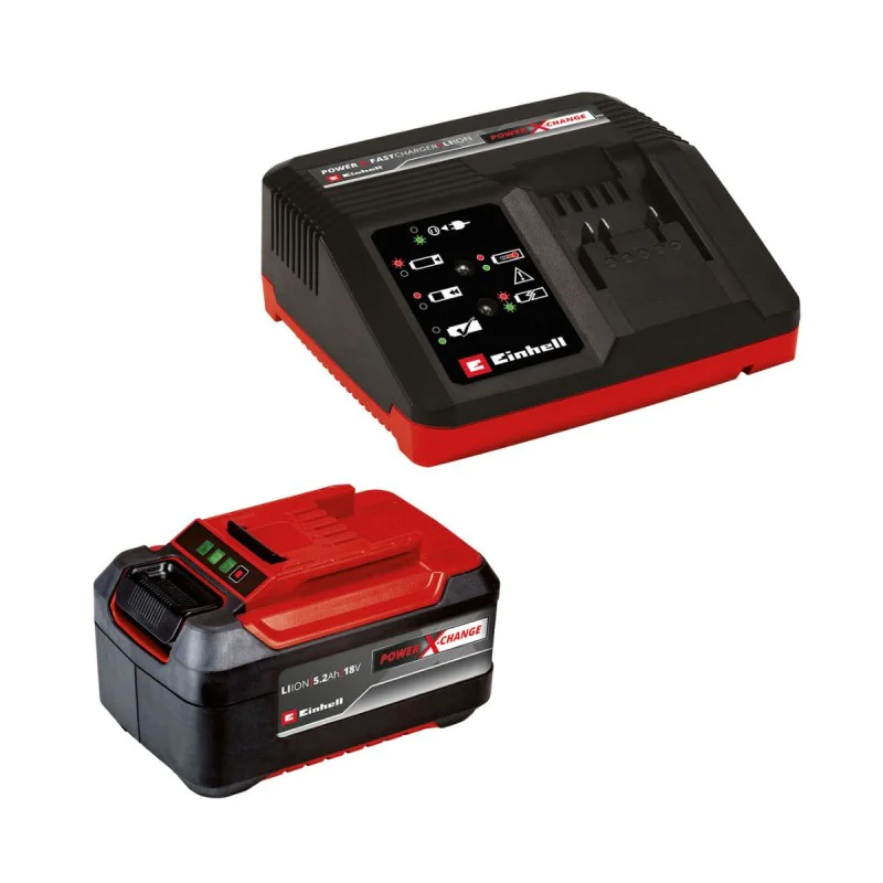 Einhell Power X-Change 18 V / 5.2 Ah battery and charger set