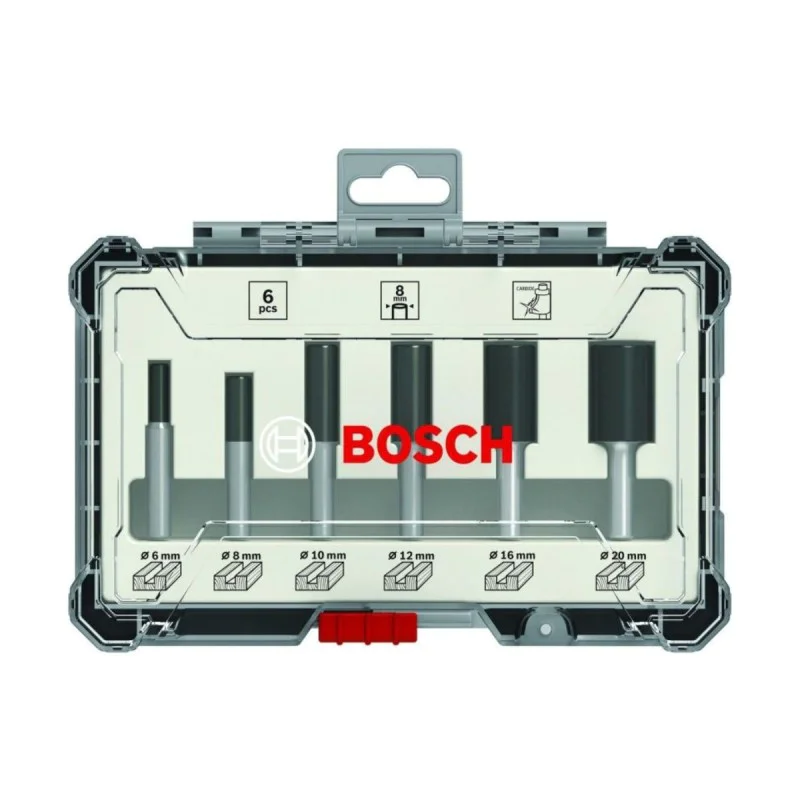Set of BOSCH overmilling cutters 2607017465, 6 pcs