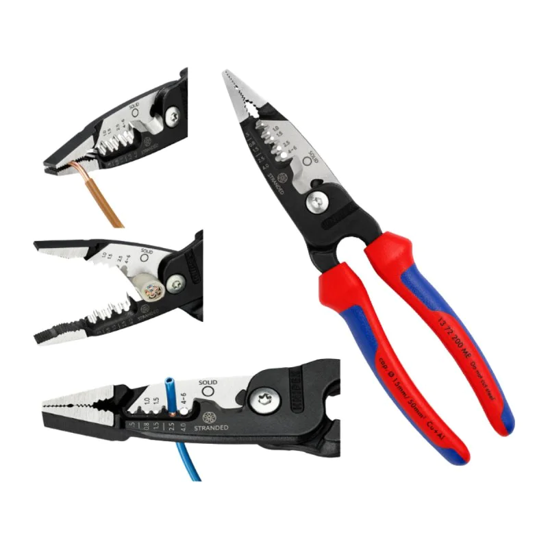 Knipex 13 72 200 ME Multifunctional Electrical Pliers, 200 mm