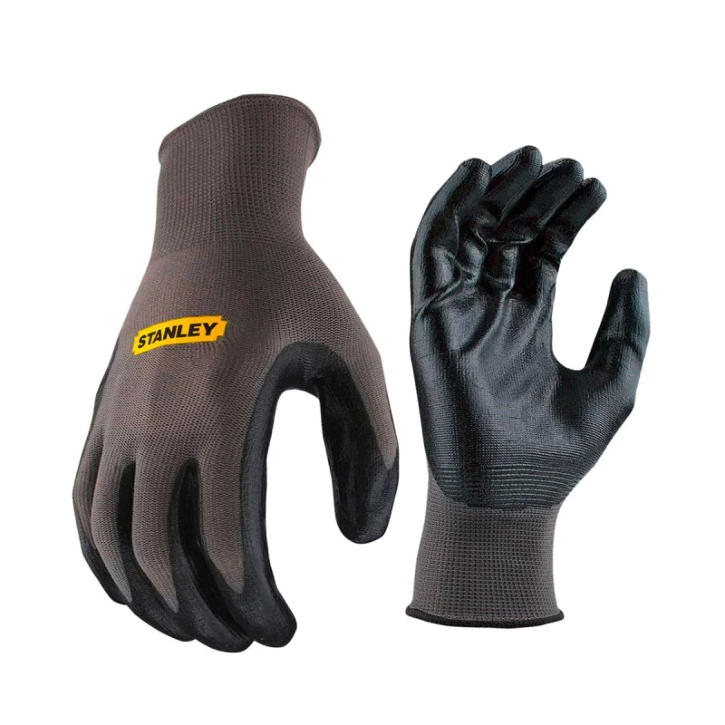 STANLEY SY580 Sticky Nitrile Gipper Gloves, five fingers