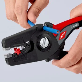 Саморегулиращи клещи за оголване на кабели Knipex 12 52 195, 195 мм, 16 мм