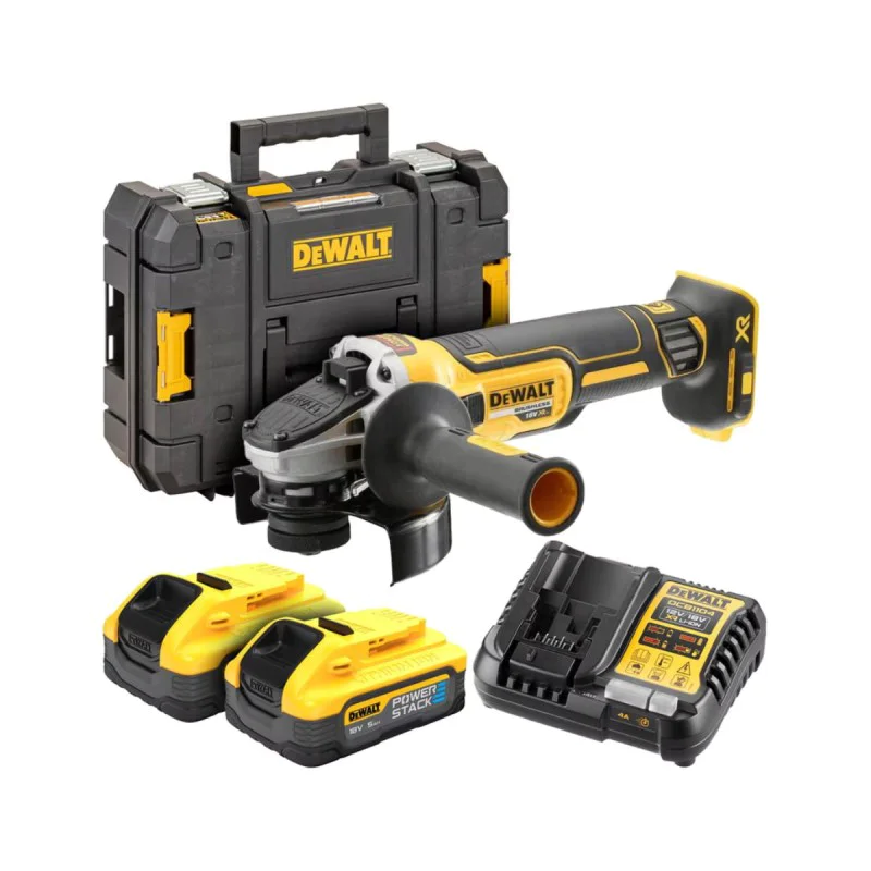Cordless angle grinder DeWALT DCG405H2T, 125mm, 18V