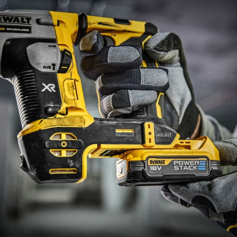 Cordless brushless drill DeWALT DCH172E2T, SDS-plus, 18 V, 1.4 J