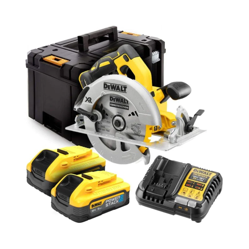 Cordless circular saw DEWALT DCS570H2T, 18V, 184 mm