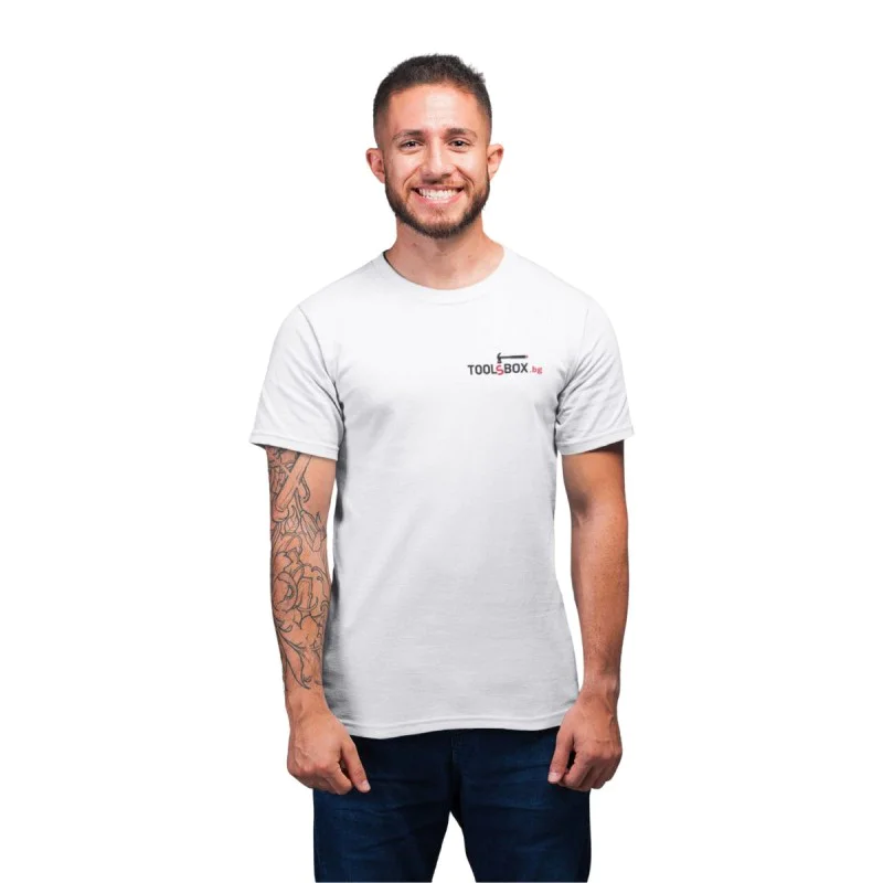 White T-shirt ToolsBox 200220, M, L, XL