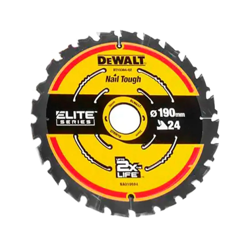 DeWalt DT10402 wood saw blade, 190 x 30 mm, 24 T