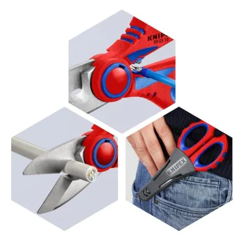 Електротехнически ножици Knipex 95 05 10 SB, 155 мм