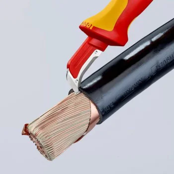 Изолиран нож за кабели Knipex 98 55, 180 мм, VDE