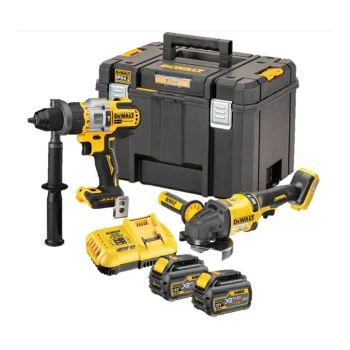 Комплект акумулаторни машини DeWALT DCK2016T2T, 18V, DCD999, DCG418