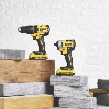 Комплект акумулаторни машини DeWALT DCK2060D2T, 18 V, DCD778, DCF787