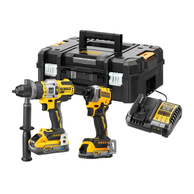 Cordless screwdriver set DeWALT DCK2052H1E1T, 18V, DCD999, DCF850