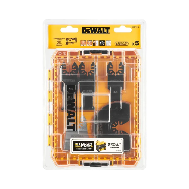 Set of blades for multifunction tools - oscillator DeWALT DT20761-QZ, 5 pcs