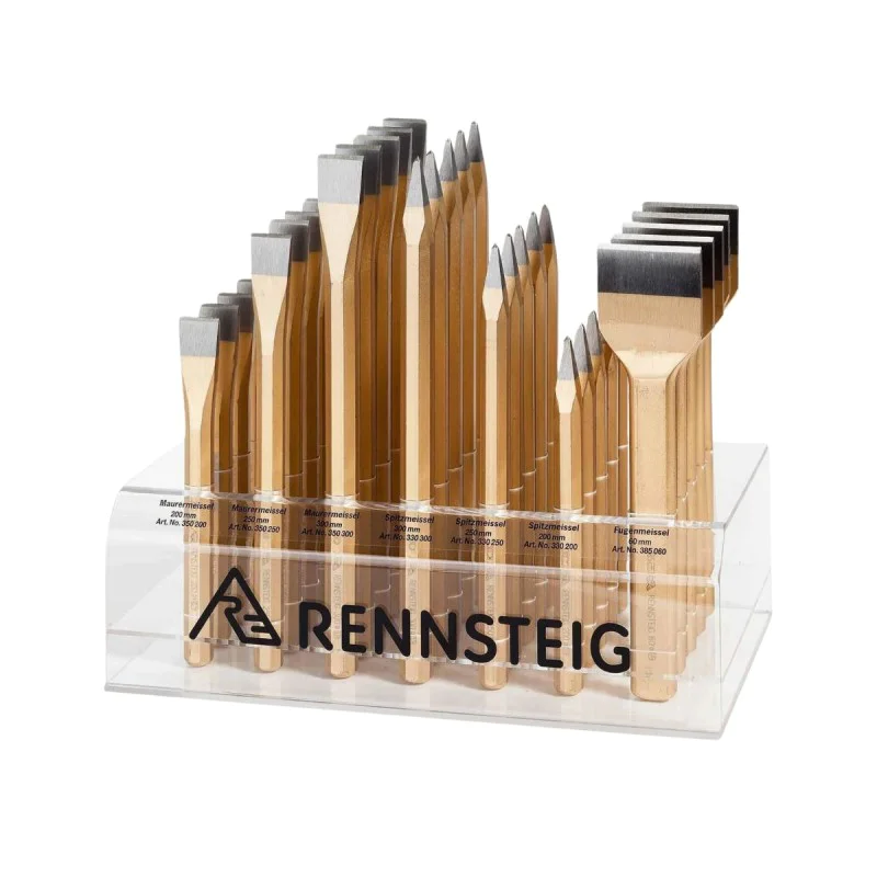 Set of Rennsteig chisels and awls 429 101 0, 200 - 300 mm, 35 pcs