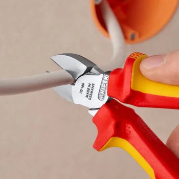 Странични клещи резачки с изолация Knipex 70 06 160, 160 мм, VDE