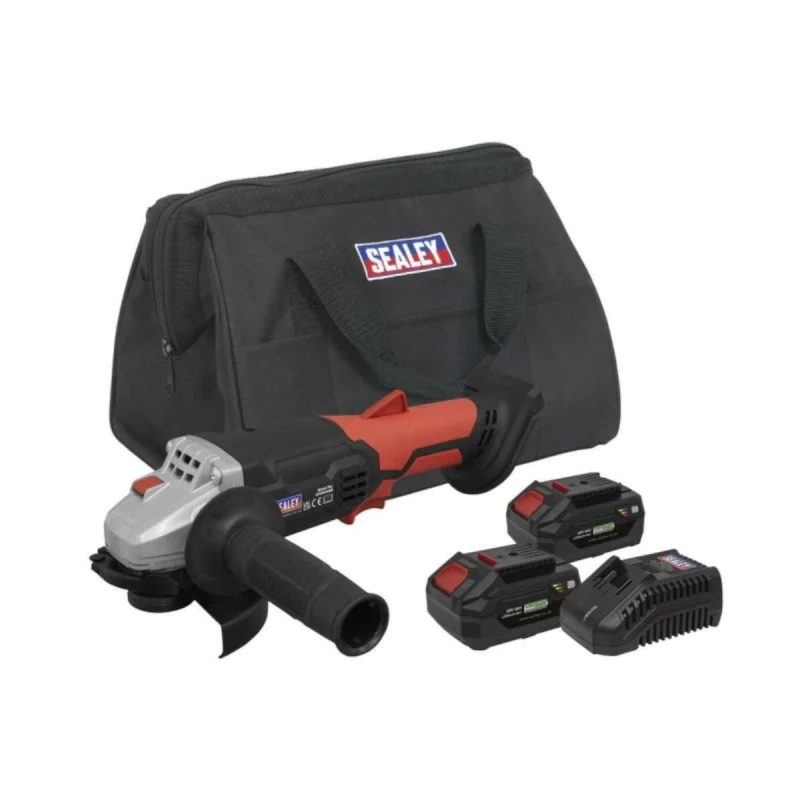 Cordless angle grinder Sealey CP20VAGBKIT, 20V, Ø115mm
