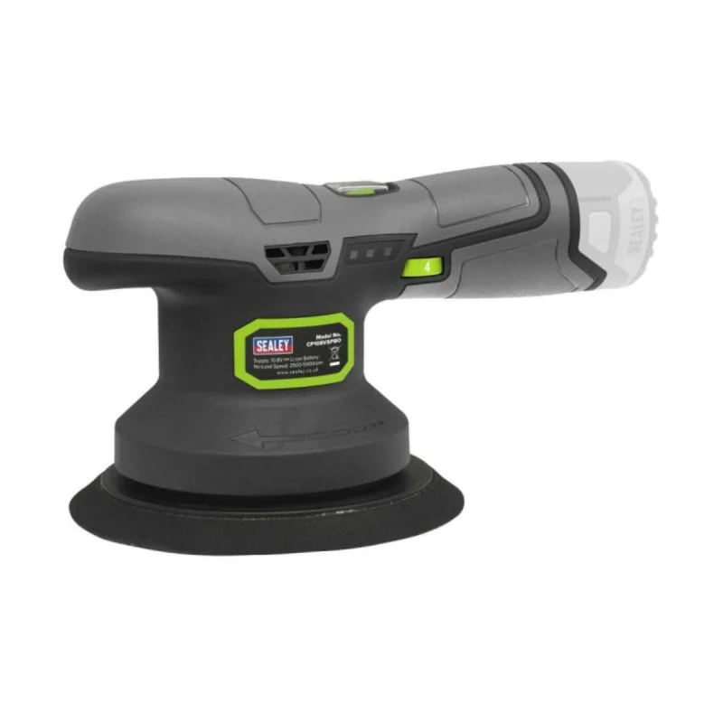 Cordless eccentric grinder Sealey CP108VSPBO, 10.8 V, 150 mm
