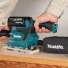 Cordless eccentric grinder Makita DBO381ZU, 18 V, 93 x 228 mm
