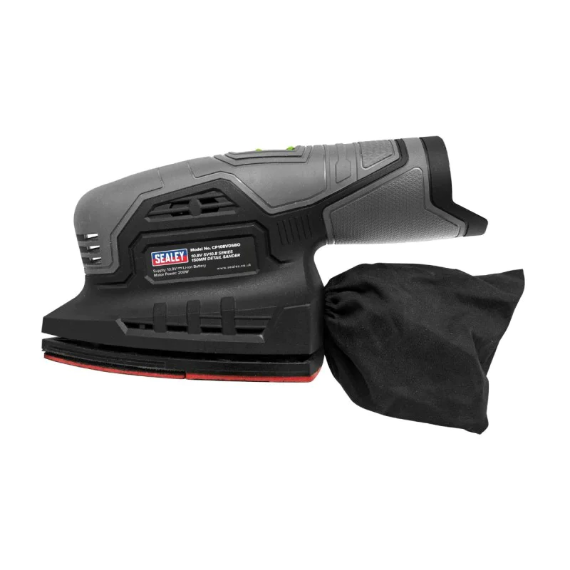 Cordless vibratory sander Sealey CP108VDSBO, 10.8 V, 150 mm