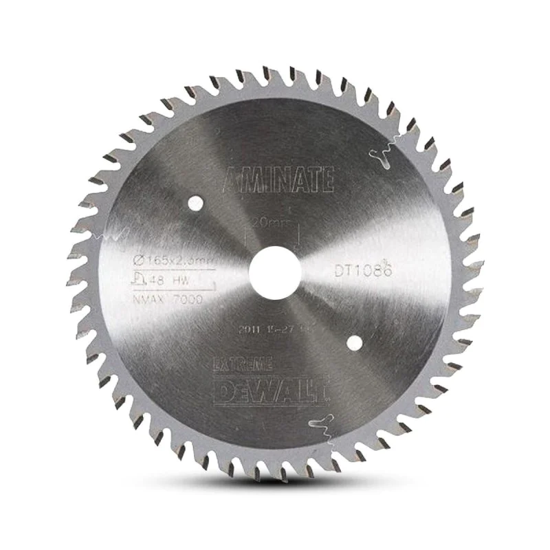 DeWalt DT1086 circular saw blade, 165 x 20 mm, 48T