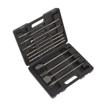 Sealey WDCS drill bits and chisels set, 13 pcs, SDS-plus