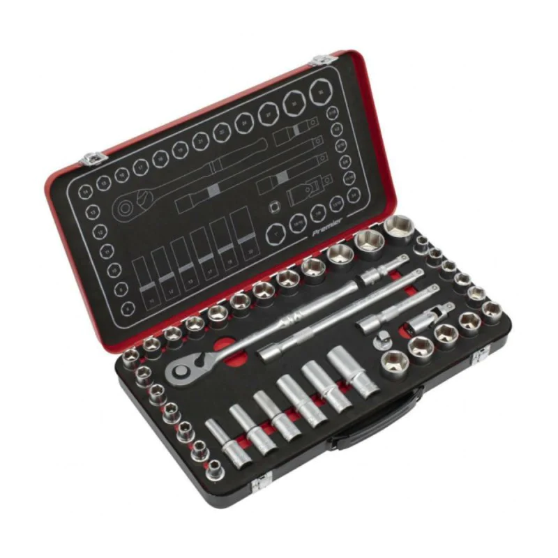 Sealey AK7925 ratchet insert set, 40 pcs, 1/2
