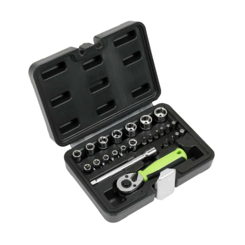 Sealey S01233 ratchet insert set, 25 pcs, 1/4