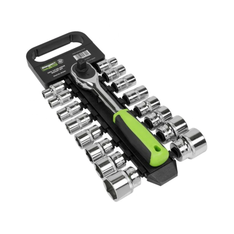 Sealey S01245 ratchet socket set, 17 pcs, 1/2