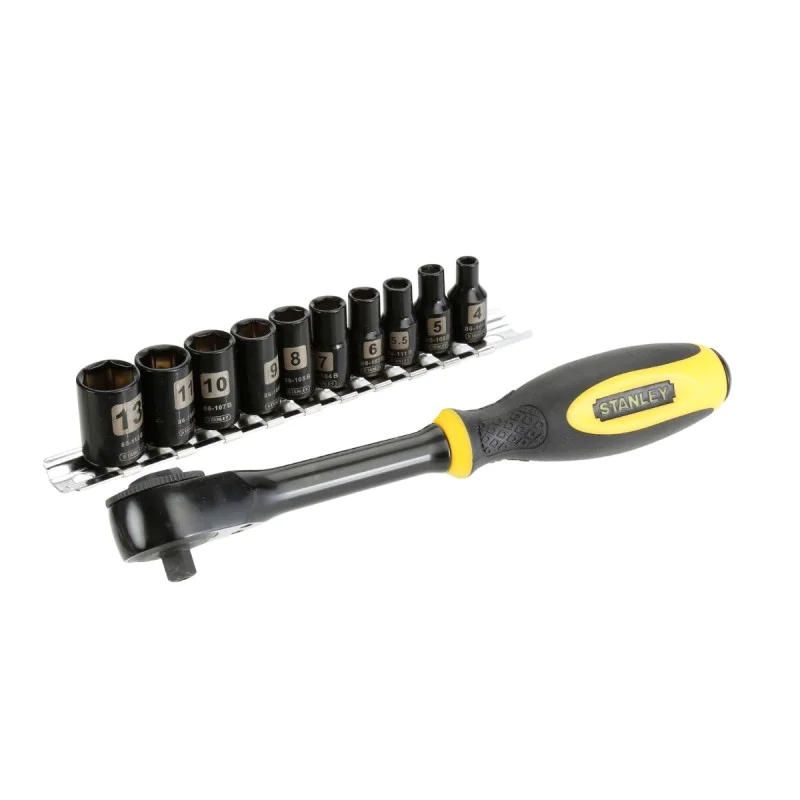 Set of ratchet sockets STANLEY 0-94-607, 1/4