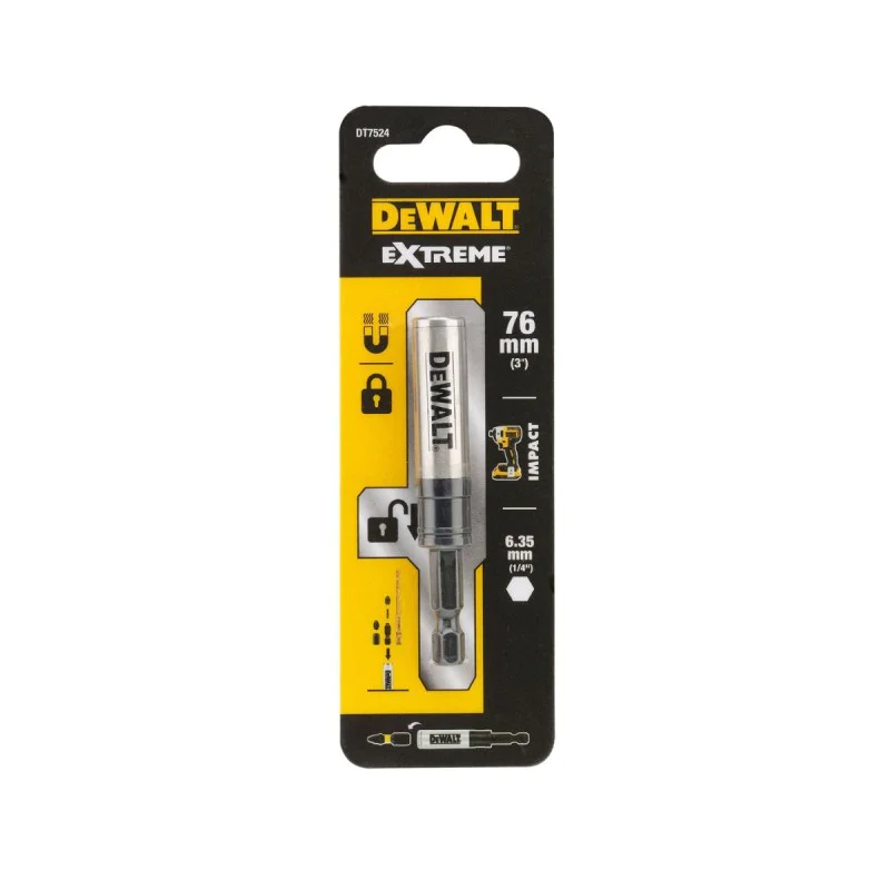 Magnetic bit holder DeWALT DT7524, 76 mm, 1/4