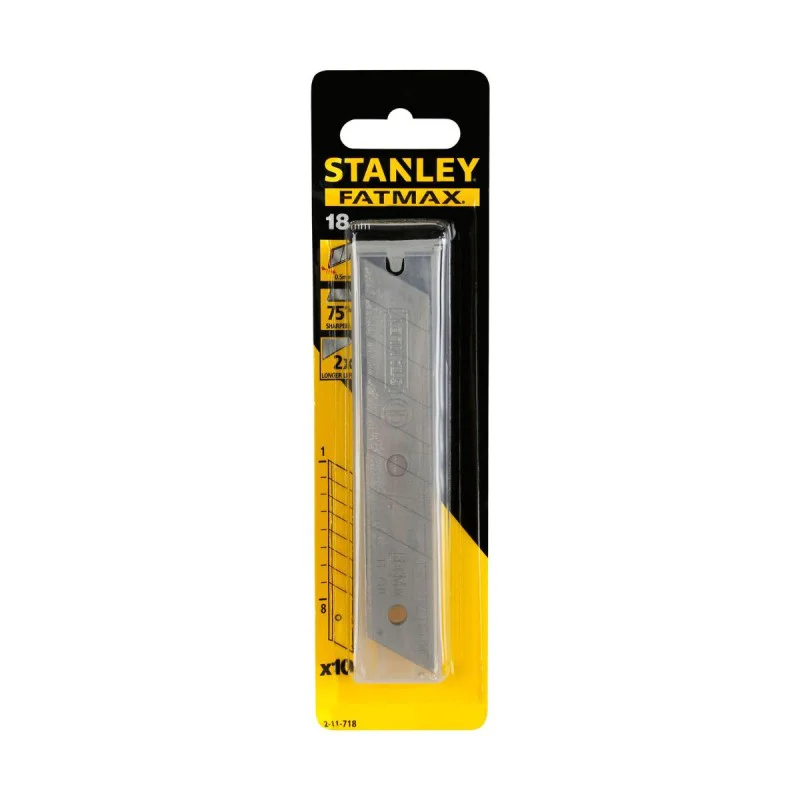 Spare blades for STANLEY 2-11-718, 18 mm, 10 pcs