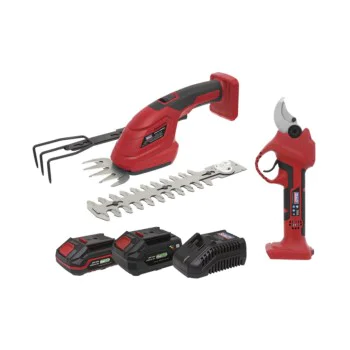 Комплект акумулаторни градински машини Sealey CP20VCOMBO14, 20V