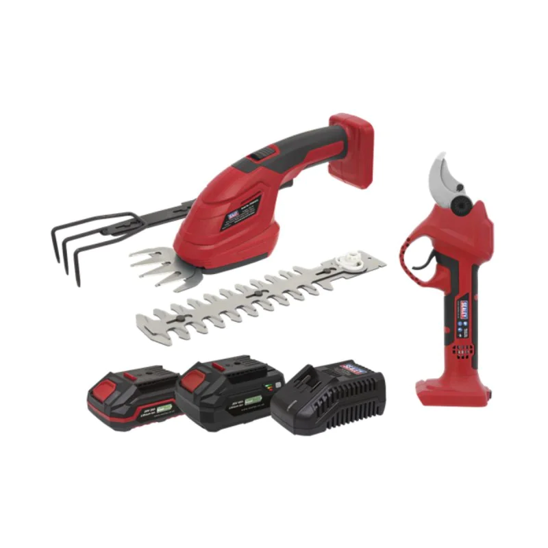 Sealey CP20VCOMBO14 Cordless Gardeners Set, 20V