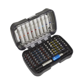 Set of bits with holder Sealey S01038, 71 pcs