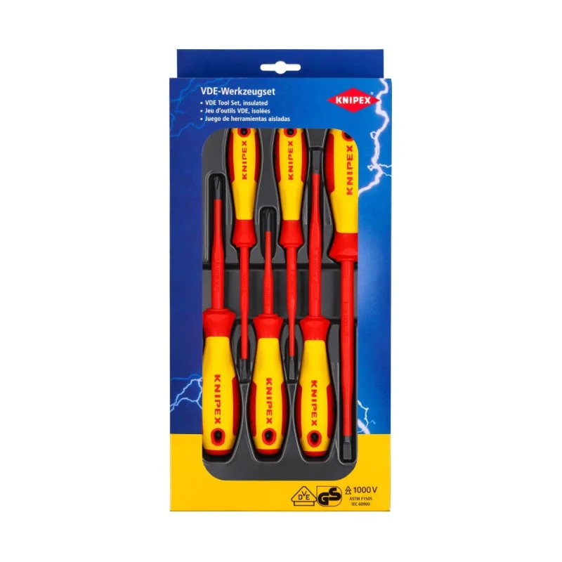 Set of screwdrivers Knipex 00 20 12 V03, 6 pcs, VDE