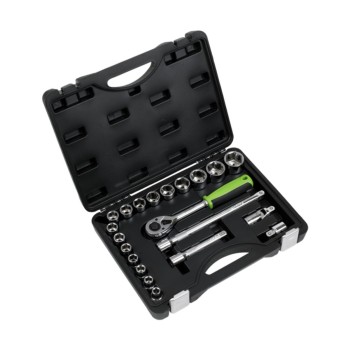 Sealey S01237 ratchet socket set, 21 pcs, 1/2