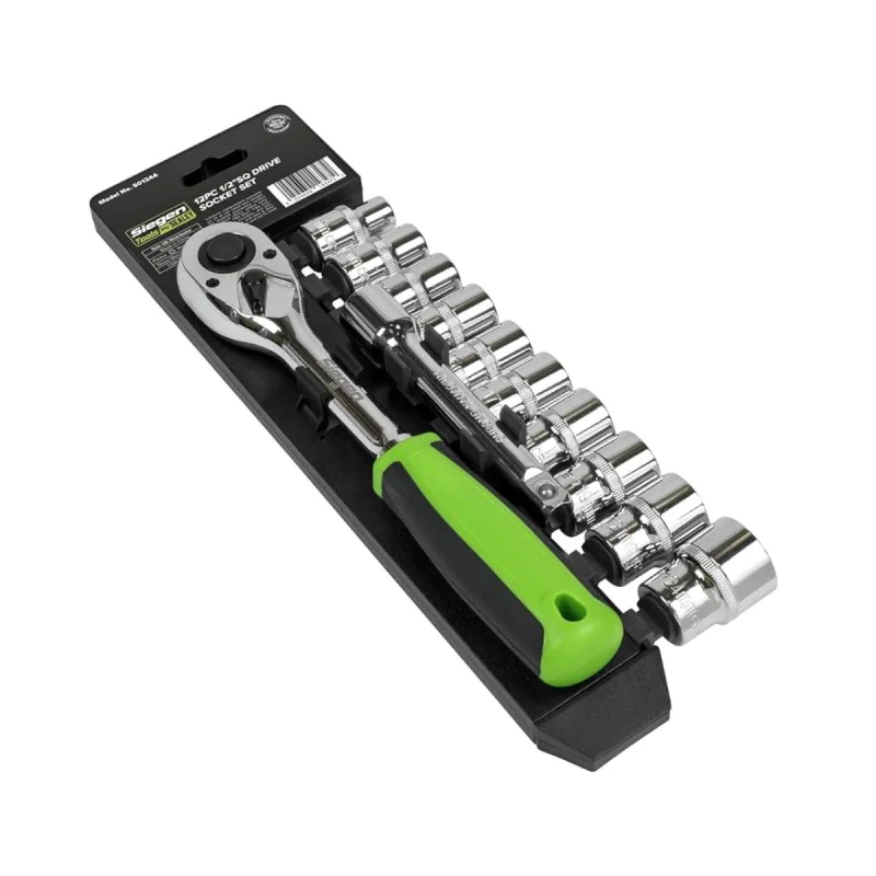 Sealey S01244 ratchet socket set, 12 pcs, 1/2