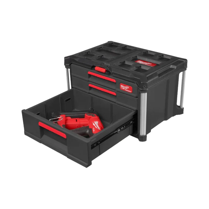 Milwaukee tool case with drawers 4932493190, 2+1 drawers, PACKOUT